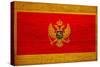 Montenegro Flag Design with Wood Patterning - Flags of the World Series-Philippe Hugonnard-Stretched Canvas