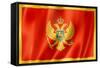 Montenegro Flag-daboost-Framed Stretched Canvas