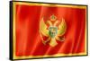 Montenegro Flag-daboost-Framed Stretched Canvas