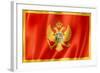 Montenegro Flag-daboost-Framed Art Print