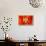 Montenegro Flag-daboost-Mounted Art Print displayed on a wall