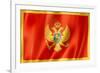 Montenegro Flag-daboost-Framed Art Print