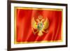 Montenegro Flag-daboost-Framed Art Print