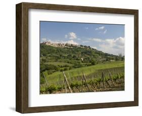 Montepulciano, Val D'Orcia, Siena Province, Tuscany, Italy, Europe-Pitamitz Sergio-Framed Photographic Print