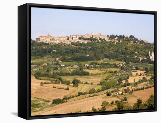 Montepulciano, Val D'Orcia, Tuscany, Italy, Europe-Marco Cristofori-Framed Stretched Canvas