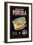 Monterey, California - Portola Cannery Label-Lantern Press-Framed Art Print