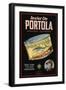 Monterey, California - Portola Cannery Label-Lantern Press-Framed Art Print