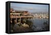 Monterey Docks and Fisherman's Wharf Restaurants-Stuart Black-Framed Stretched Canvas