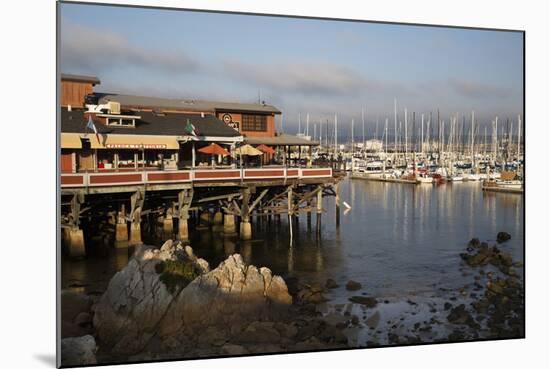 Monterey Docks and Fisherman's Wharf Restaurants-Stuart Black-Mounted Photographic Print