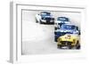 Monterey Racing Watercolor-NaxArt-Framed Art Print