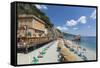 Monterosso Al Mare, Cinque Terre, UNESCO World Heritage Site, Liguria, Italy, Europe-Gavin Hellier-Framed Stretched Canvas