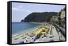 Monterosso Al Mare, Cinque Terre, UNESCO World Heritage Site, Liguria, Italy, Europe-Gavin Hellier-Framed Stretched Canvas