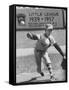 Monterrey, Mexico Little Leaguer Angel Macias, During Little League Championship Game-Robert W^ Kelley-Framed Stretched Canvas