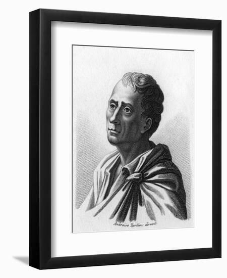 Montesquieu (1689-1755)-Ambroise Tardieu-Framed Art Print