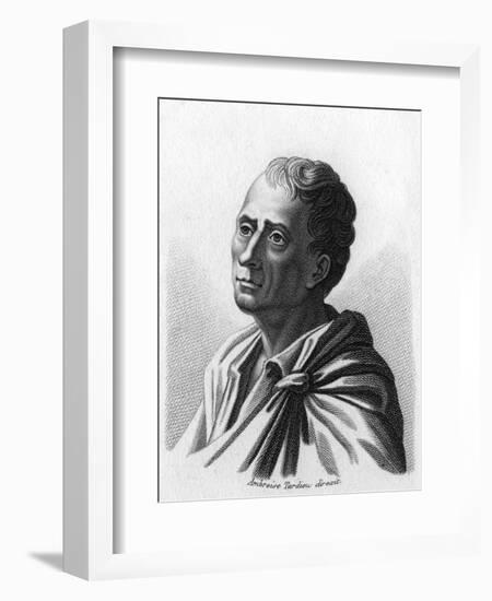 Montesquieu (1689-1755)-Ambroise Tardieu-Framed Art Print