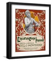 Monteverdi Opera Poppea-null-Framed Art Print