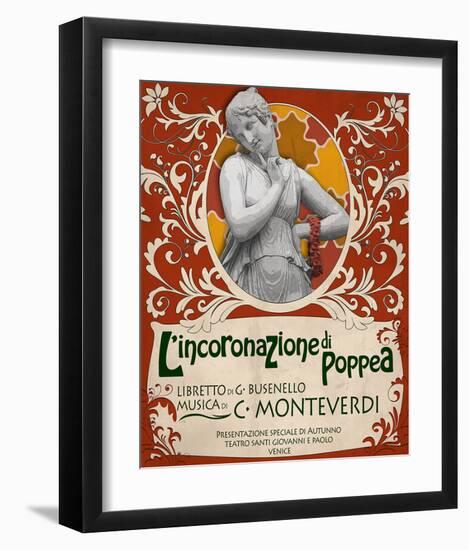 Monteverdi Opera Poppea-null-Framed Art Print