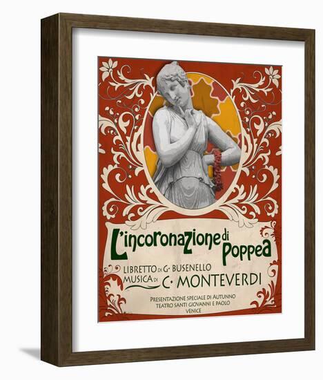 Monteverdi Opera Poppea-null-Framed Art Print