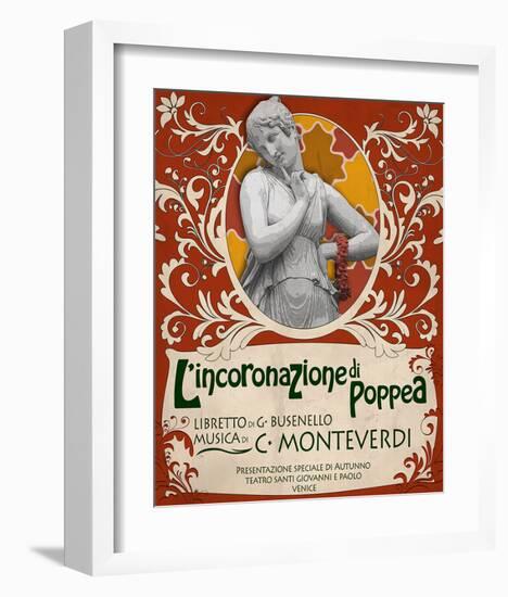 Monteverdi Opera Poppea-null-Framed Art Print