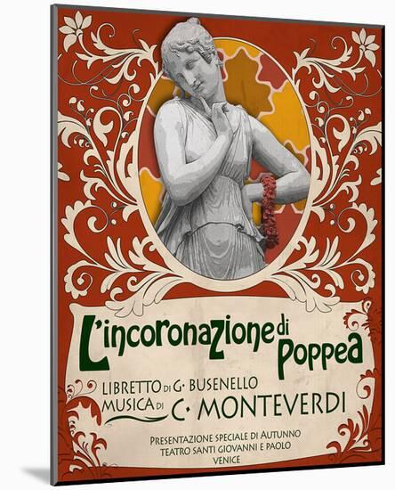 Monteverdi Opera Poppea-null-Mounted Art Print