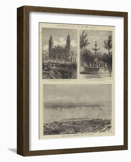 Montevideo and its Water Supply-null-Framed Giclee Print