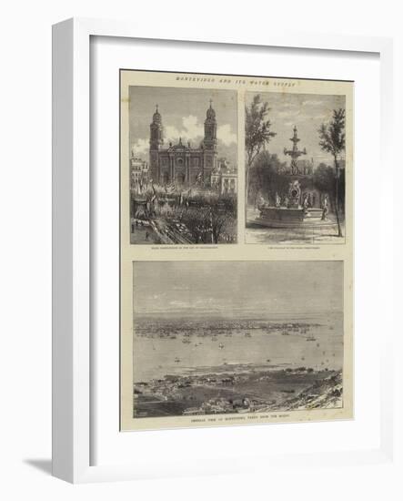 Montevideo and its Water Supply-null-Framed Giclee Print