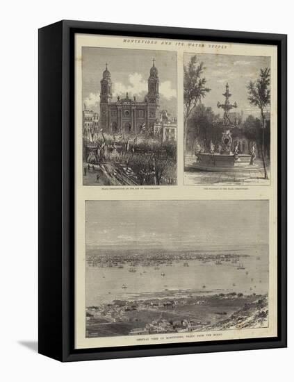 Montevideo and its Water Supply-null-Framed Stretched Canvas
