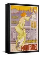 Montevideo Cigarrillos Poster-J. Borro-Framed Stretched Canvas