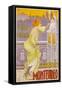 Montevideo Cigarrillos Poster-J. Borro-Framed Stretched Canvas