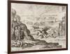 Montezuma and Dream 1518-Theodor de Bry-Framed Art Print