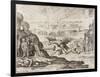 Montezuma and Dream 1518-Theodor de Bry-Framed Art Print