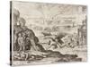 Montezuma and Dream 1518-Theodor de Bry-Stretched Canvas