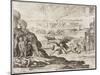 Montezuma and Dream 1518-Theodor de Bry-Mounted Art Print