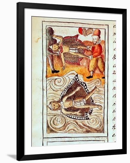 Montezuma II, Last Aztec Emperor, 1520-null-Framed Premium Giclee Print