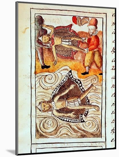 Montezuma II, Last Aztec Emperor, 1520-null-Mounted Giclee Print