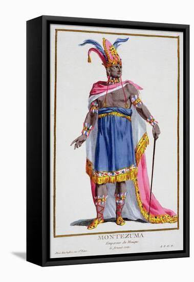 Montezuma, last Emperor of the Aztecs, 16th century (1780)-Pierre Duflos-Framed Stretched Canvas
