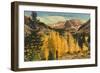 Montezuma Mountain, Aspen, Colorado-null-Framed Art Print