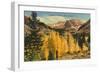 Montezuma Mountain, Aspen, Colorado-null-Framed Art Print