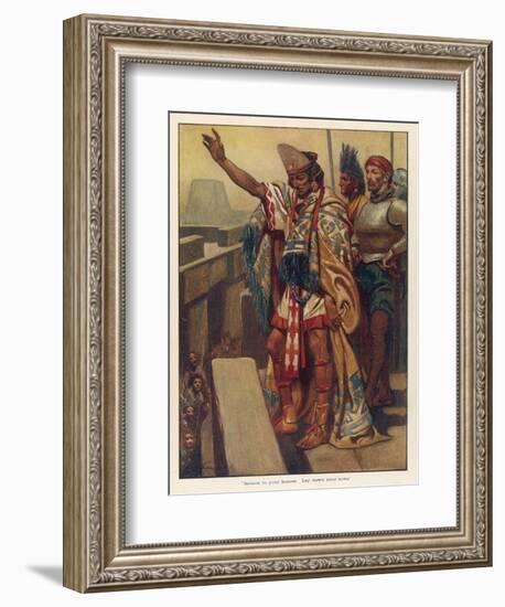 Montezuma's Address-null-Framed Art Print