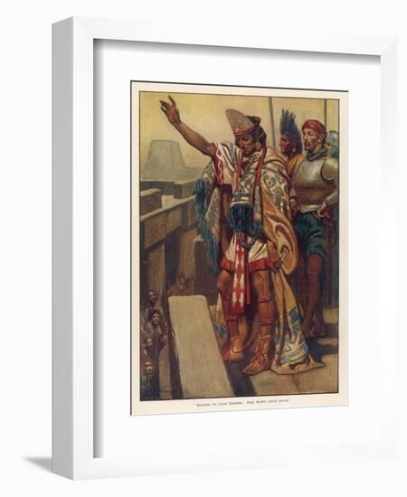 Montezuma's Address-null-Framed Art Print