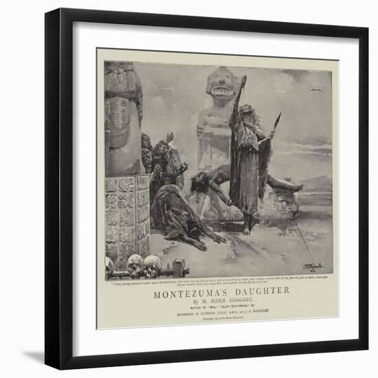 Montezuma's Daughter-John Seymour Lucas-Framed Giclee Print
