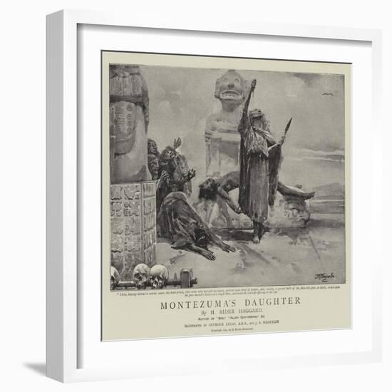 Montezuma's Daughter-John Seymour Lucas-Framed Giclee Print