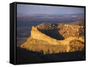 Montezuma Valley Outlook, Mesa Verde National Park, Colorado, USA-Kober Christian-Framed Stretched Canvas