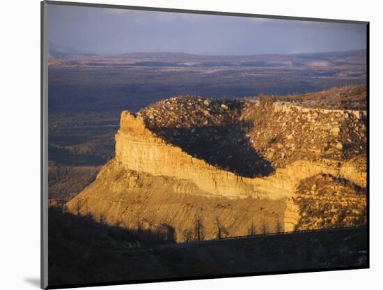 Montezuma Valley Outlook, Mesa Verde National Park, Colorado, USA-Kober Christian-Mounted Photographic Print