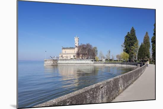 Montfort Castle, Langenargen, Lake Constance, Baden- Wurttemberg, Germany-Markus Lange-Mounted Photographic Print