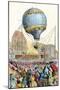 Montgolfier Balloon in France, the First Practical Hot-Air Ascent, 1783-null-Mounted Giclee Print