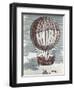 Montgolfier Brothers in a Hot-Air Balloon of the 18th Century-null-Framed Art Print