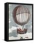 Montgolfier Brothers in a Hot-Air Balloon of the 18th Century-null-Framed Stretched Canvas