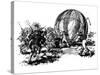 Montgolfier Cartoon-null-Stretched Canvas