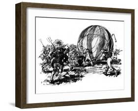 Montgolfier Cartoon-null-Framed Photographic Print